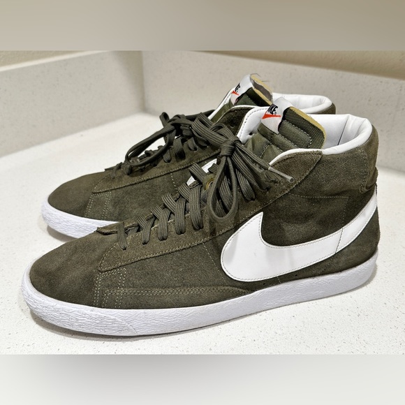 Nike Other - 2016 Nike Blazer Mid Premium Suede Green Shoe 429988-303